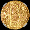 NGC MS61 1364-1380 FRANCE Charles V, Gold Franc a'Pied, FR-284