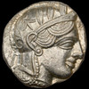 NGC MS 5/5 - 4/5 440-404 BC Ancients ATTICA Athens AR tetradrachm (25mm, 17.23, 1h)