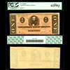 PCGS 62PPQ 1864 CONFEDERATE STATES OF AMERICA $1 T-71