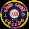 Paulson Good Luck Casino $1000 Chip SM2118