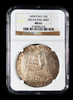 NGC MS61 1694 Italian States: Milan. Charles II of Spain Silver Filippo ex Globus Collection