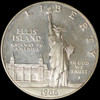 1986 S Ellis Island Statue of Liberty Silver Dollar $1 .900 Silver Coin SM2144