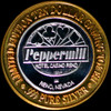 .999 Silver Peppermill Hotel Casino Reno $10 limited edition 0.6 oz SM2150