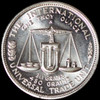 VINTAGE 1974 INTERNATIONAL UNIVERSAL TRADE UNIT - 1 TROY OZ .999 SILVER ROUND SM2154