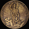 1959 BELGIUM VILLE DE BRUXELLES 50mm 57g Bronze Medal SM2161