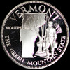 Vermont State Proof Coin 1 Troy Oz .925 Fine Sterling Silver Medal Round 33g