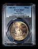 PCGS MS67 1985 Mo Mexico Silver Libertad Onza - Nicely Toned!