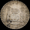 PCGS AU 1748-Mo MF MEXICO Ferdinand VI Silver 8 Reales, Mexico City Mint.  Ex. Richard August Collection