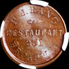 NGC MS65 (1861-65) Civil War Token H.J. Bang Restaurant, New York, NY, Fuld-NY630D-1a, R.1.