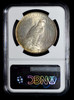 NGC MS62 1922 Silver Peace Dollar - golden toning!