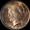 PCGS MS63 1924 Silver Peace Dollar - Toned both side