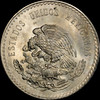 PCGS MS64 1948 Mo Mexico Cuauhtemoc Silver 5 Peso beautiful target toning!