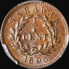 PCGS MS63 1896-H SARAWAK Charles Brooke 1/4 Cent