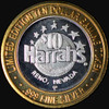 .999 Silver Harrah's Casino Reno Nevada Genie $10 limited edition gaming token 0.6 oz SM2184