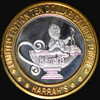 .999 Silver Harrah's Casino Reno Nevada Genie $10 limited edition gaming token 0.6 oz SM2184