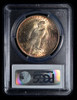 PCGS MS64 1923 Peace Silver Dollar toned both side