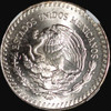 NGC MS65 1985 Mo Mexico Silver 1 Onza - beautiful toning!!!