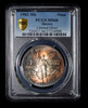 PCGS MS66 1982 Mo Mexico Libertad Silver 1 Onza,  beautiful toning both side!!