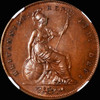 NGC MS63 1859 Great Britain Queen Victoria Penny KM739, S-3948
