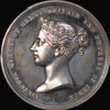PCGS SP62 1896 Queen Victoria Bombay Art Society Silver Medal Only 1 graded Top pop!