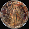 NGC MS66 1983 Mo Mexico 1 Onza Libertad 0.999 Silver End Roll TONER