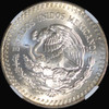 NGC MS66 1983 Mo Mexico 1 Onza Libertad 0.999 Silver Emerald Green toning!