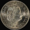 PCGS MS65 1954 Netherlands Antilles Silver 1/10 Gulden Silver  – Top Pop