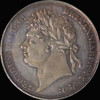 MS61 1821 BRITAIN George IV. AR Crown. SECUNDO S-3805; ESC 2310