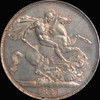 MS61 1821 BRITAIN George IV. AR Crown. SECUNDO S-3805; ESC 2310