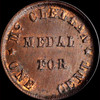 MS63 RB 1863 CIVIL WAR McCLELLAN PATRIOTIC TOKEN F-93/394 a