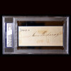 Certified 15th US President James Buchanan Cut Signature Autograph