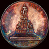 MS64 1890 GERMANY Nurnberg Unveiling of the Behaim Monument Silver Medal