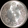 MS64 1898(M31) Japan Silver 50 Sen