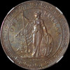 MS62 1908-B British Trade Dollar toned