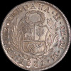 MS62 1831-L MM Peru Silver 8 Reales KM-142.3