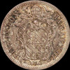 MS64 1858-R year XIII Italian PAPAL STATES Pius IX Silver 10 Baiocchi,- Single Finest