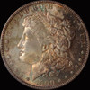 MS64 1900-O Morgan Silver Dollar Fantastic toning OBV and REV