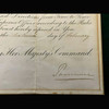1855 Queen Victoria signed Military document Powell Foot Regiment