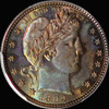 PCGS MS63 1892 BARBER QUARTER  - toned