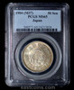 PCGS MS65 1904 Japan Meiji Year 37 Silver 50 Sen