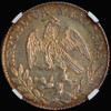 NGC MS63+ 1868 Mo-PH Mexico Republic 2 Reales , Single Highest in NGC, Rare!