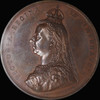 NGC MS62 1887 Great Britain Queen Victoria bronze "Golden Jubilee" Medal 77MM