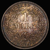 PCGS MS67 1914-D Germany Wilhelm II Silver Mark,  Munich mint, KM14 nicely toned #2