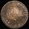 PCGS MS67 1914-D Germany Wilhelm II Silver Mark,  Munich mint, KM14 nicely toned #3