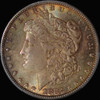PCGS MS63 1882 Morgan Dollar - toned both side