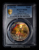 PCGS MS66 1984 Mo Mexico 1 Onza Silver - Gorgeous Monster Toning!