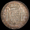 PCGS XF 1796 L IJ Peru Carlos IIII silver 8 Reales toned