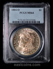 PCGS MS64 1884-O Morgan Dollar - nicely toned both side