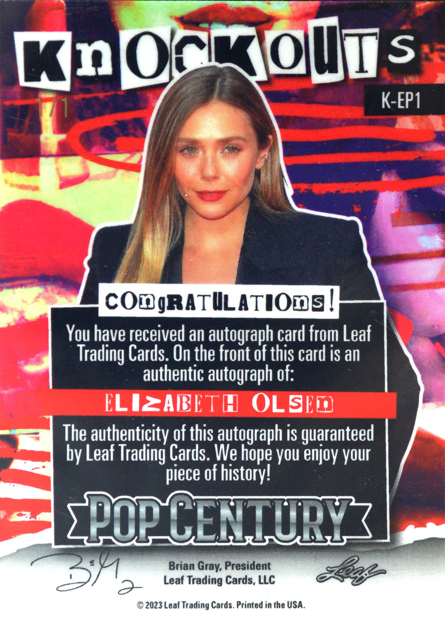 【1/1】 Leaf POP CENTURY ELIZABETH OLSEN 1/1】 Leaf POP CENTURY ELIZABETH OLSEN