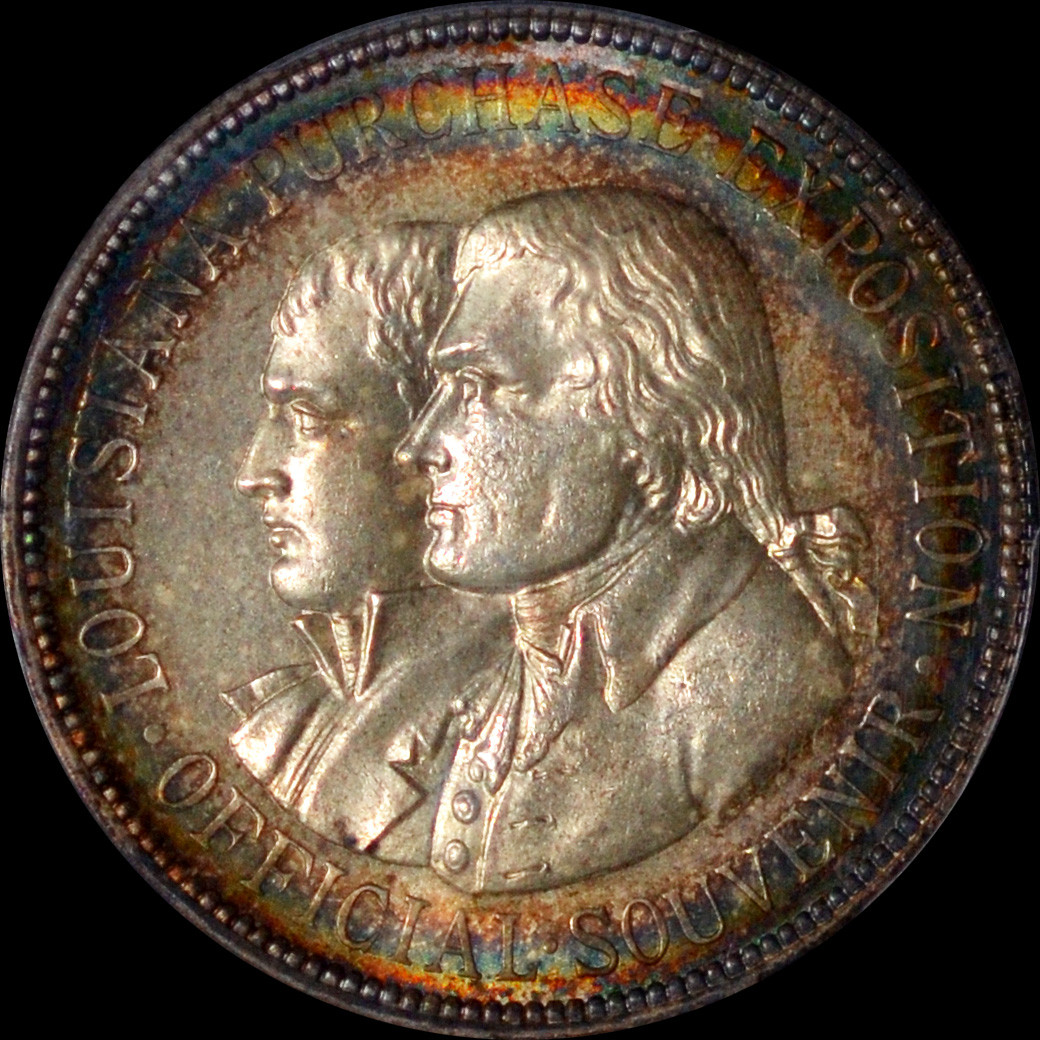 PCGS MS64 1904 Louisiana Purchase Exposition Official Silver Medal